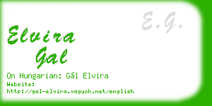 elvira gal business card